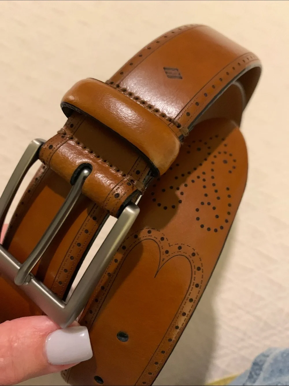 Joseph Abound leather belt size 36/38 brown